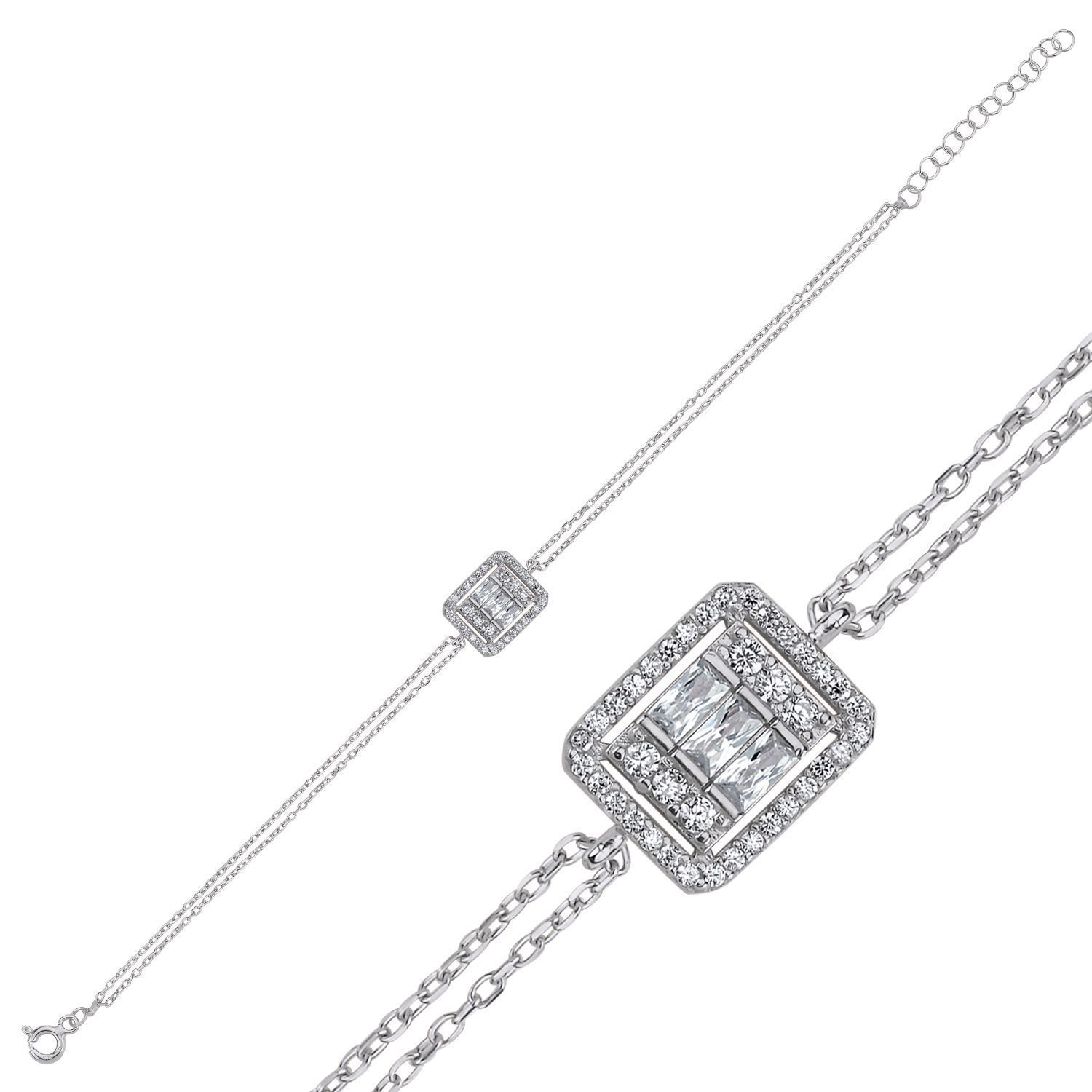 Bracelet Baguette CZ