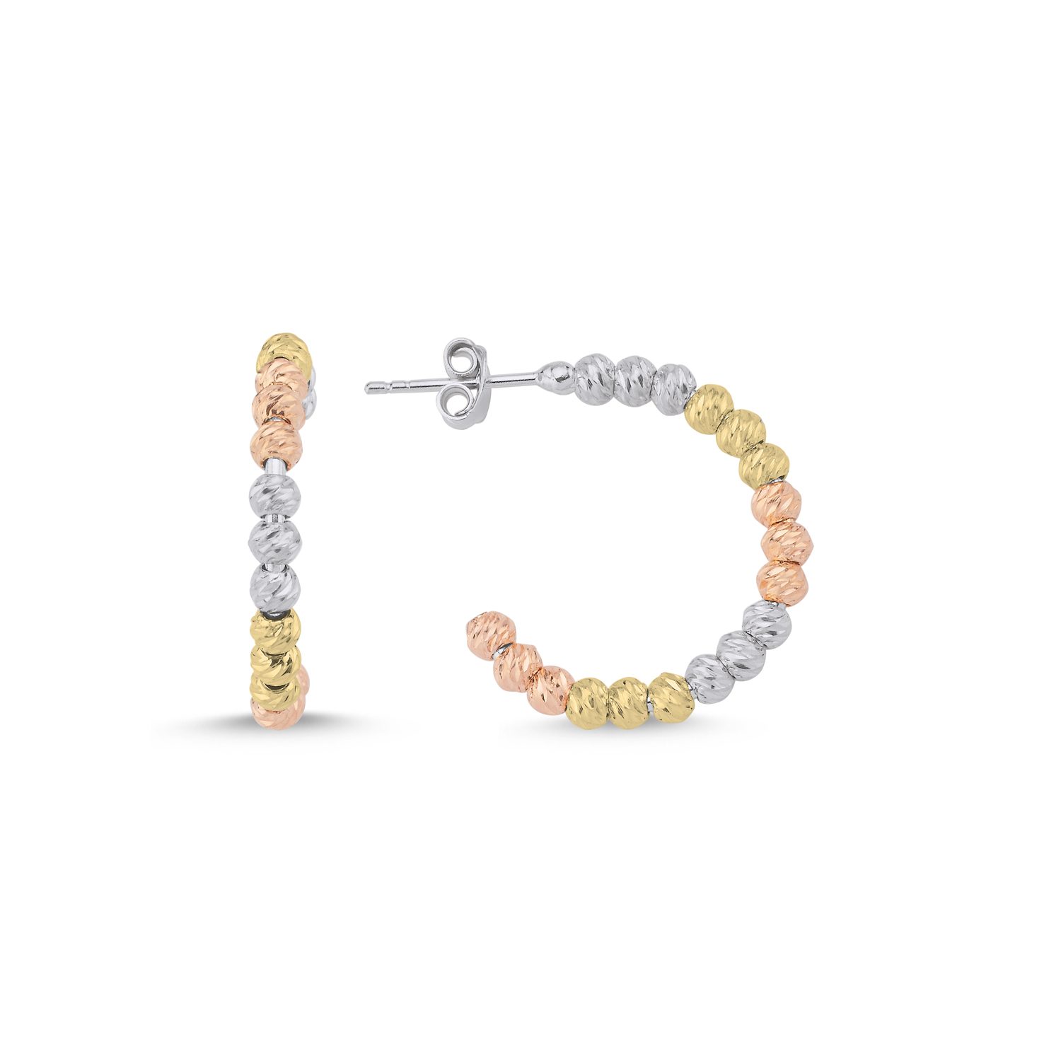 Boucles d’oreilles Tricolore